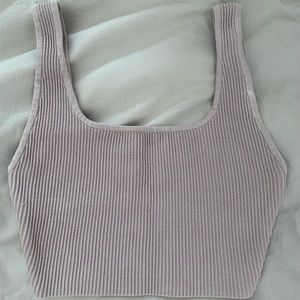 Aritzia Babaton Sculpt Knit Crop XS